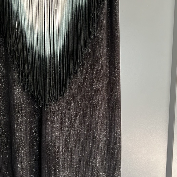 Warrior Within Designs shimmer black fringe flared onesie - Picture 4 of 5